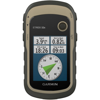 GARMIN eTrex 32x Handheld GPS with 2.2-Inch Sunlight-Readable Color Display and TopoActive Maps