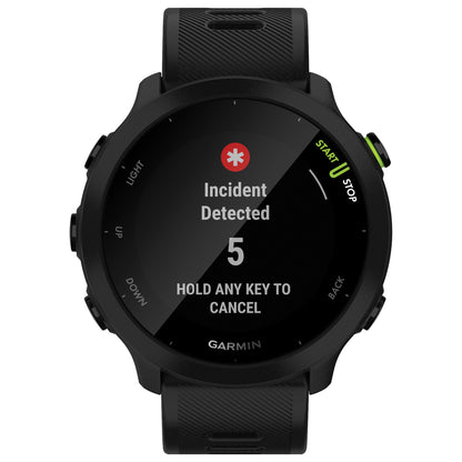 Garmin Forerunner 55 Black GPS Running Watch - Part Number 010-02562-00