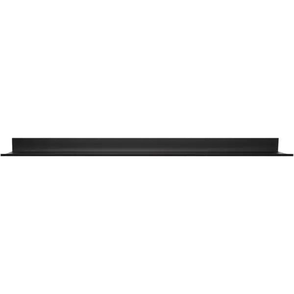 HANGMAN WM 48-inch Floating Shelf with Wall Bracket - Black Powder Coat, Part Number L-48-B