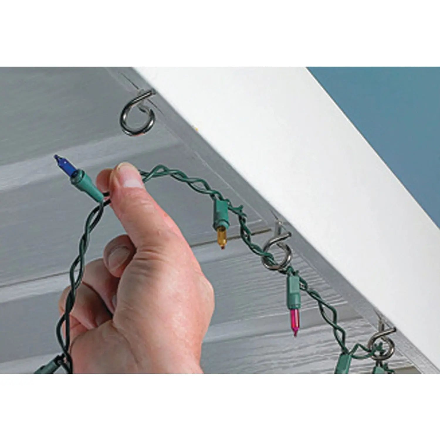 HANGMAN QH-20 Hang Hangers, 20 Pack - Rust-Resistant, Sharp-Threaded Design for Secure Outdoor Item Installation
