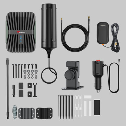 HIBOOST MobileLink Adventure Signal Booster for Off-Road Vehicles and Trucks - Part C30B-5S-BTW.EX