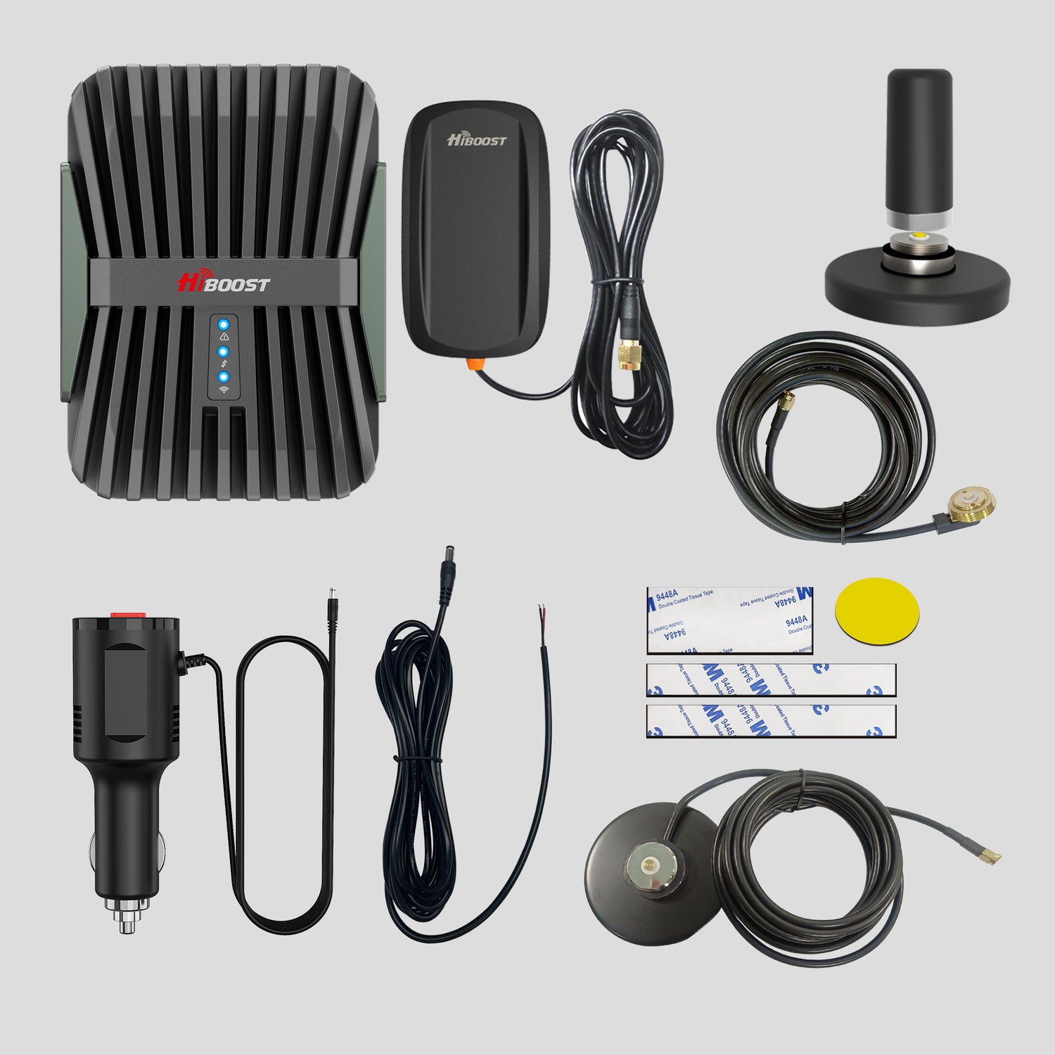 HIBOOST(R) FleetLink Flex C30F-5S-BTW Vehicle Signal Booster Kit for Fleet and Commercial Use