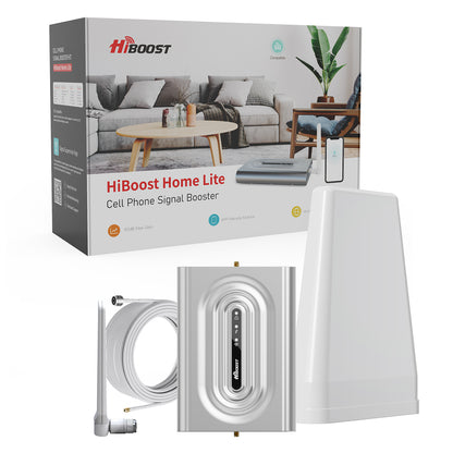 HIBOOST(R) Home Lite 5G Signal Booster with High-Gain Antennas and Full Kit