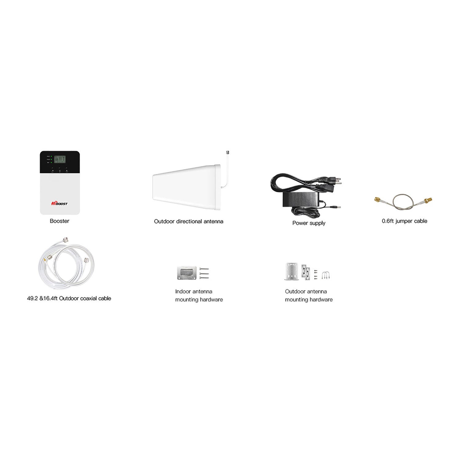 Hobaoost(R) 10K Plus Cell Phone Signal Booster with Indoor Antenna and App Monitoring
