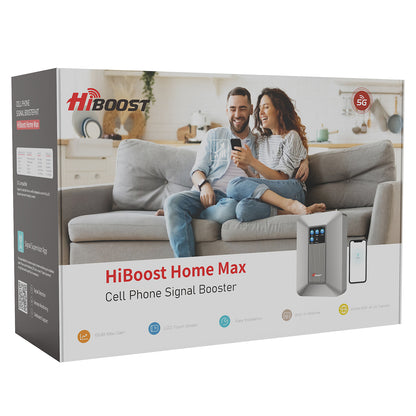 HIBOOST(R) Home Max F15GIB-5S-BTW Cell Signal Booster System with Indoor & Outdoor Antennas