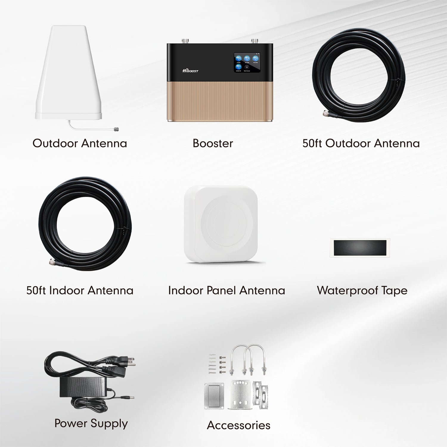 HIBOOST(R) Home Ultra 5G Signal Booster with Indoor and Outdoor Antennas - Part F20GB-5S-BTW