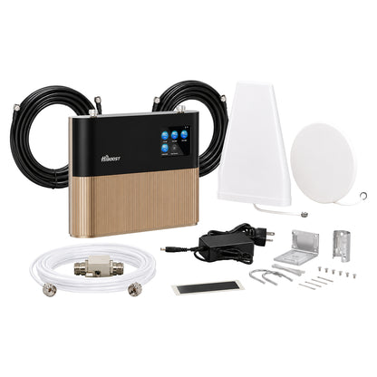 HIBOOST(R) COMMLINK 10K Cellular Signal Booster with External Antenna and LCD Touchscreen