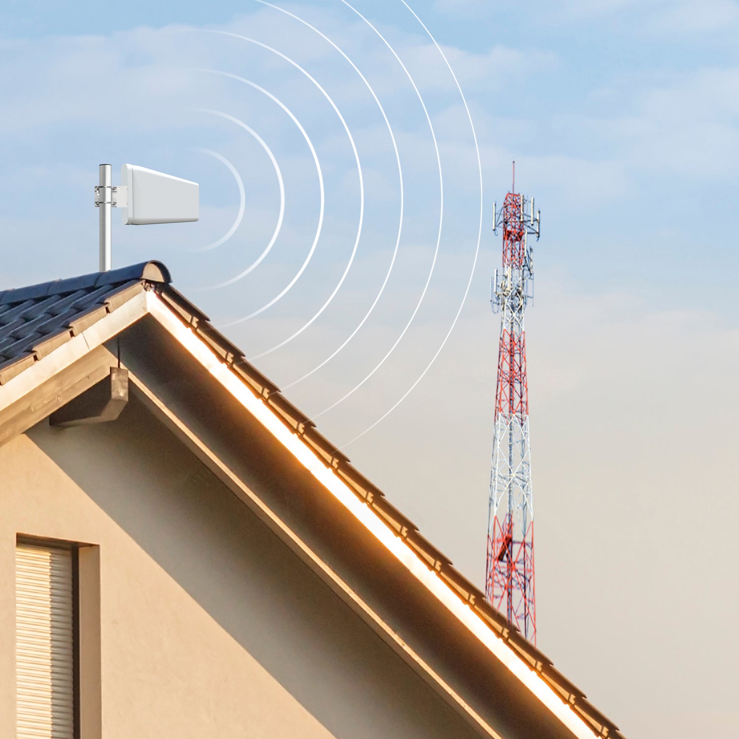 HIBOOST(R) COMMLINK 10K Cellular Signal Booster with External Antenna and LCD Touchscreen