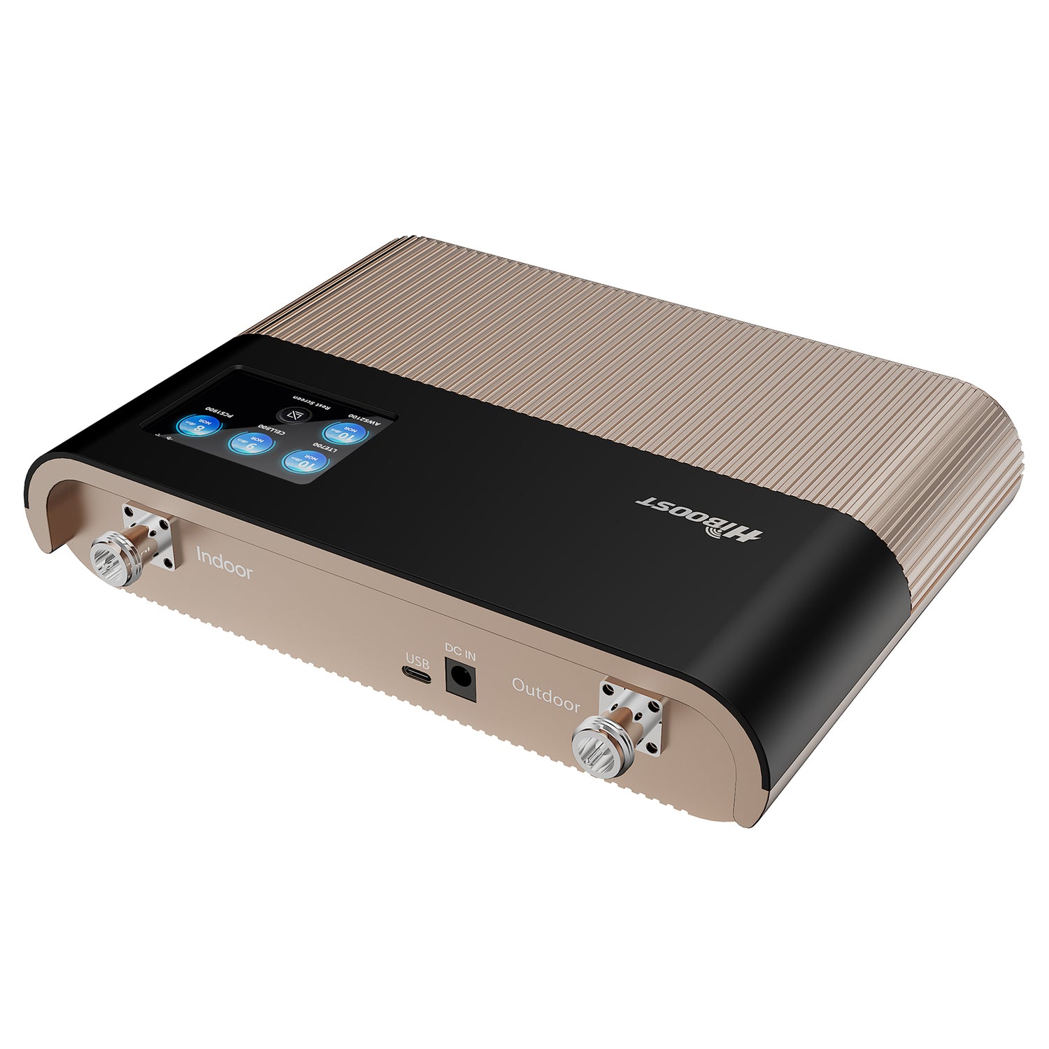 HIBOOST(R) COMMLINK 10K Cellular Signal Booster with External Antenna and LCD Touchscreen