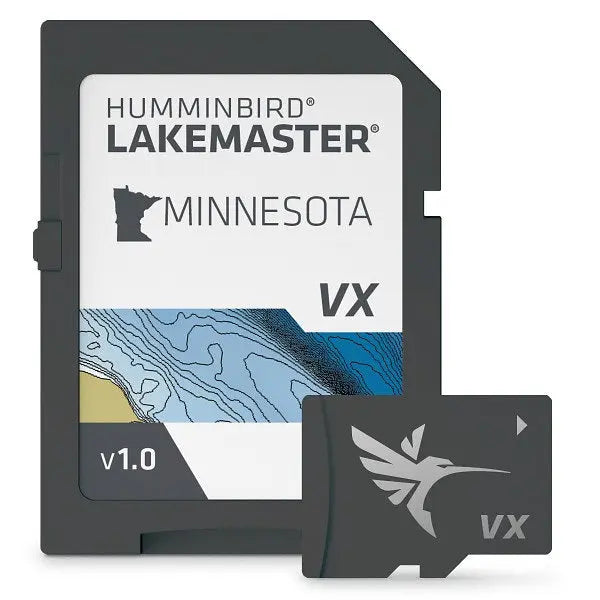 Humminbird Lakemaster VX Mid-South States MicroSD Card - Precise Lake Mapping and Fishfinder Integration