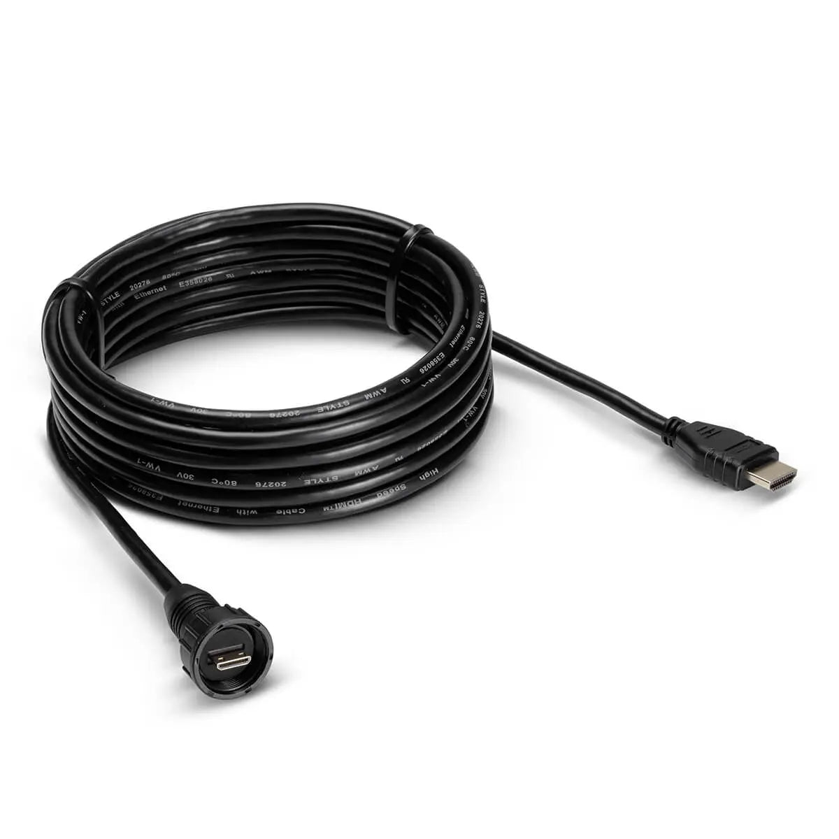 Humminbird AD-HDMI-OUT-10 HDMI Cable - 10 Feet Marine-Grade HDMI Video Cable for Chartplotters and Marine Displays