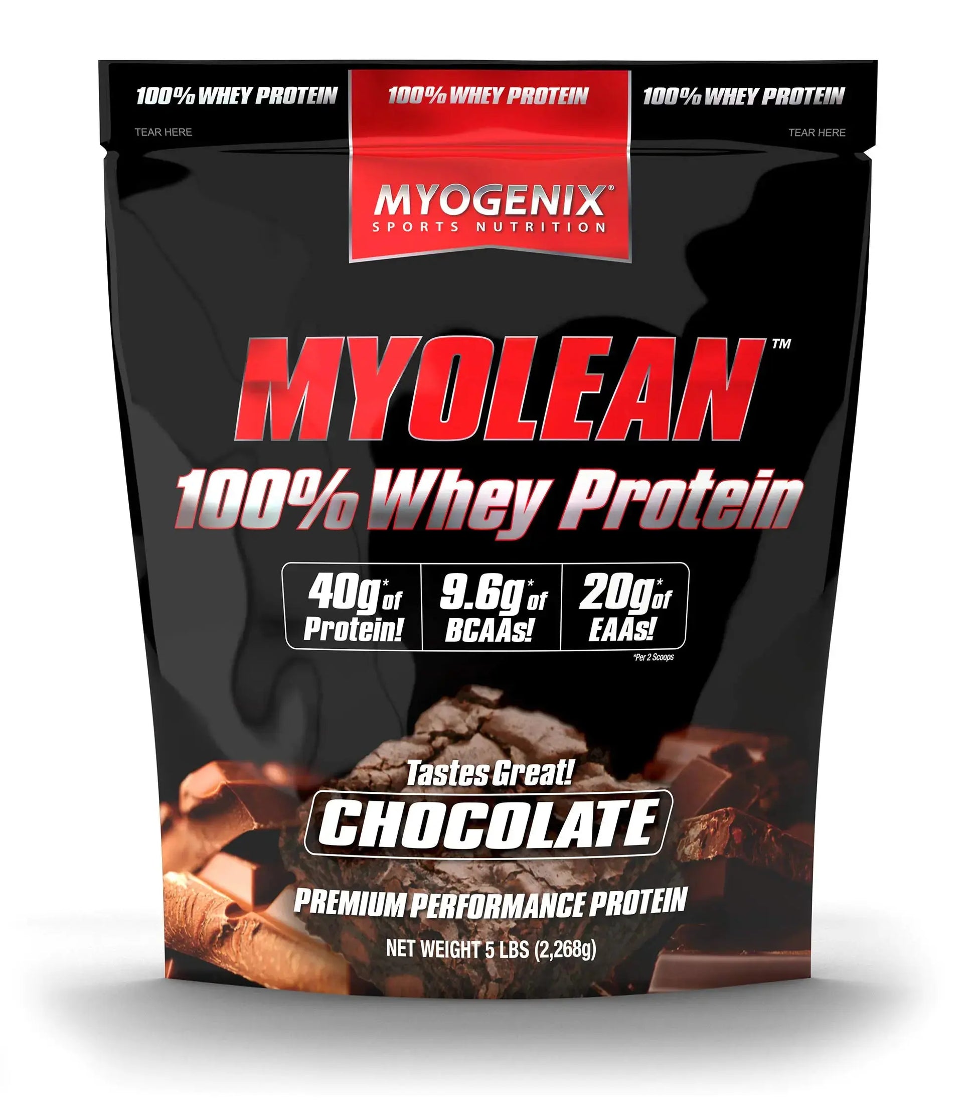 100% Whey Chocolate Protein Powder - Myogenix Myolean Whey Protein Powder With 20 Grams of Protein Per Serving Premium Protein Powder for Women and Men Chocolate Protein Shakes (5 lbs) Atticus Goods