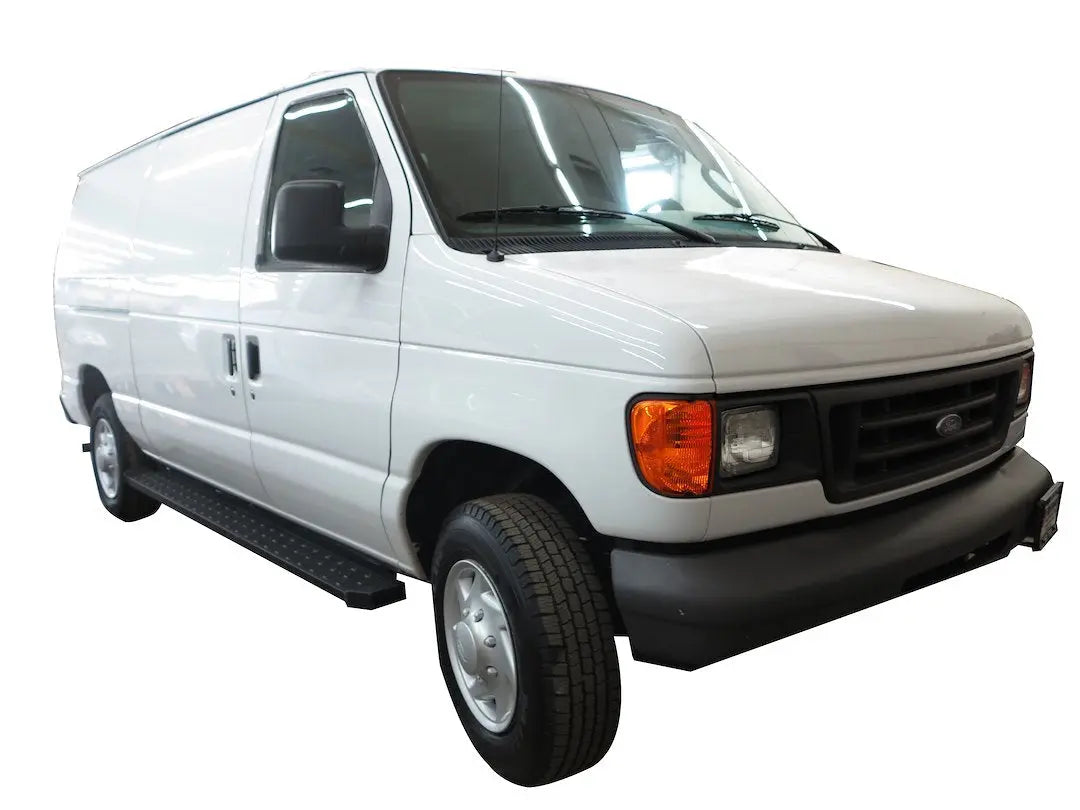 TRAILFX RBV03B Running Board Van Black for Ford E-Series (2012-2014)