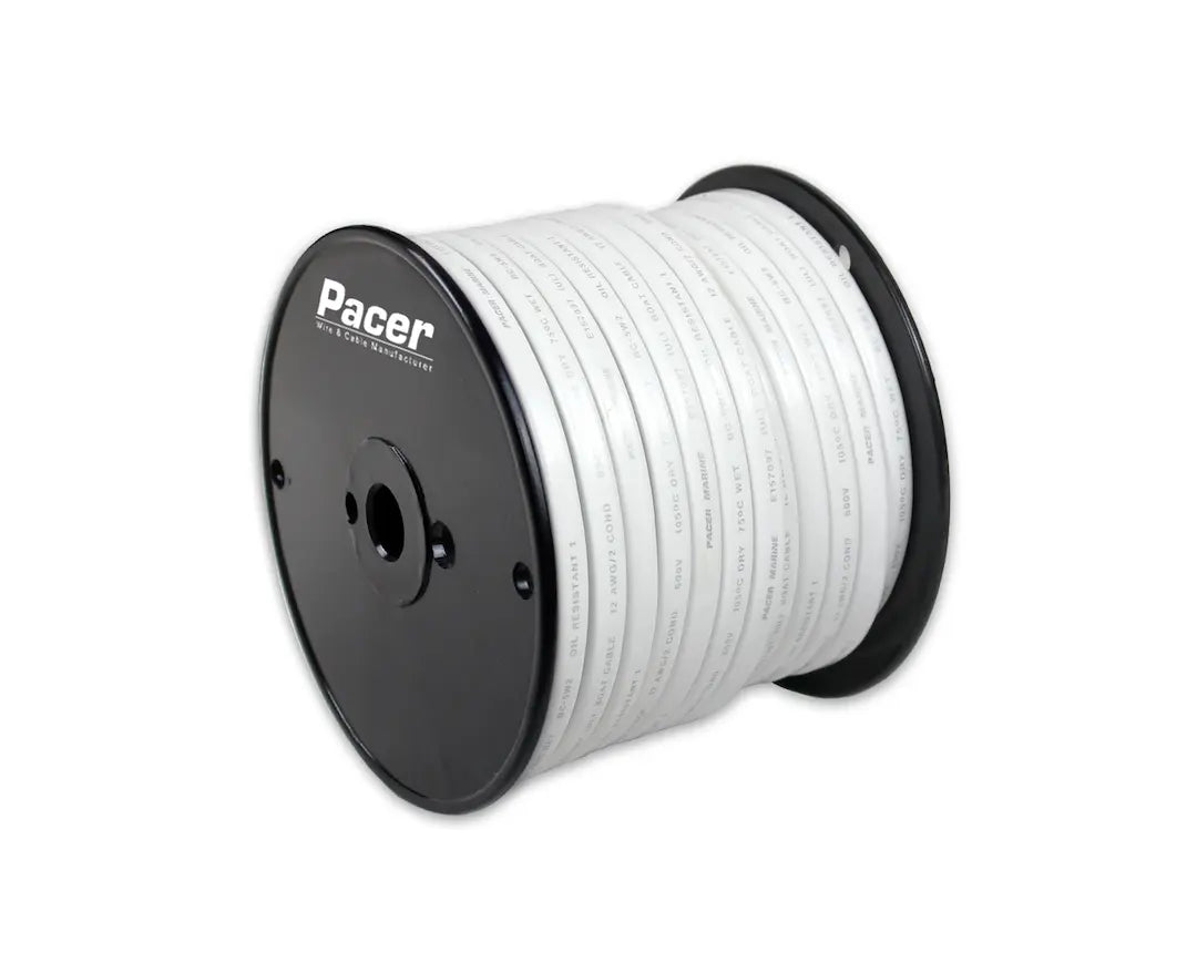 PACER 14/2 UL Boat Cable with Rubberized Jacket, 100 ft Length