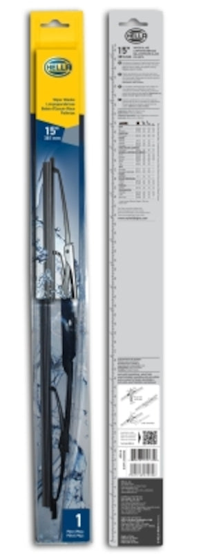Hella 858083151 Standard 15-Inch Single Wiper Blade for Reliable Visibility