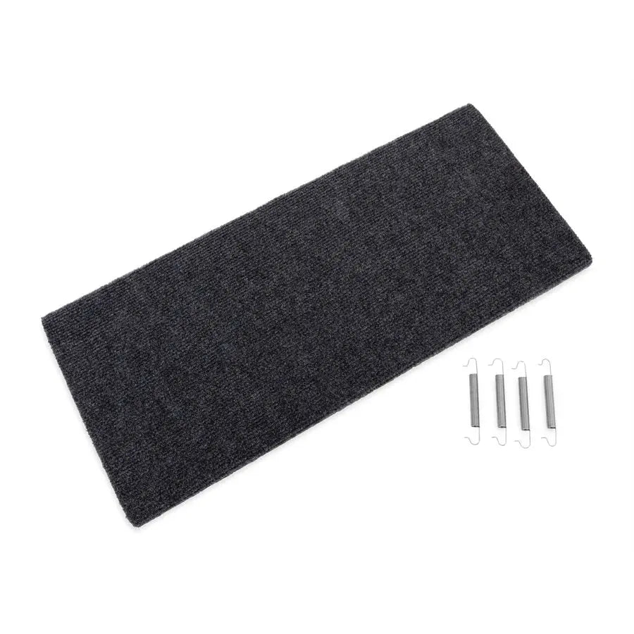 Camco Step Rug XL Grey 23 x 22 inches - Durable Non-Slip Mat for RV and Home