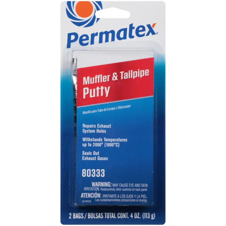 PERMTX-LOCKT Muffler Putty Tube (Part #80333) – High-Temperature Exhaust Sealant