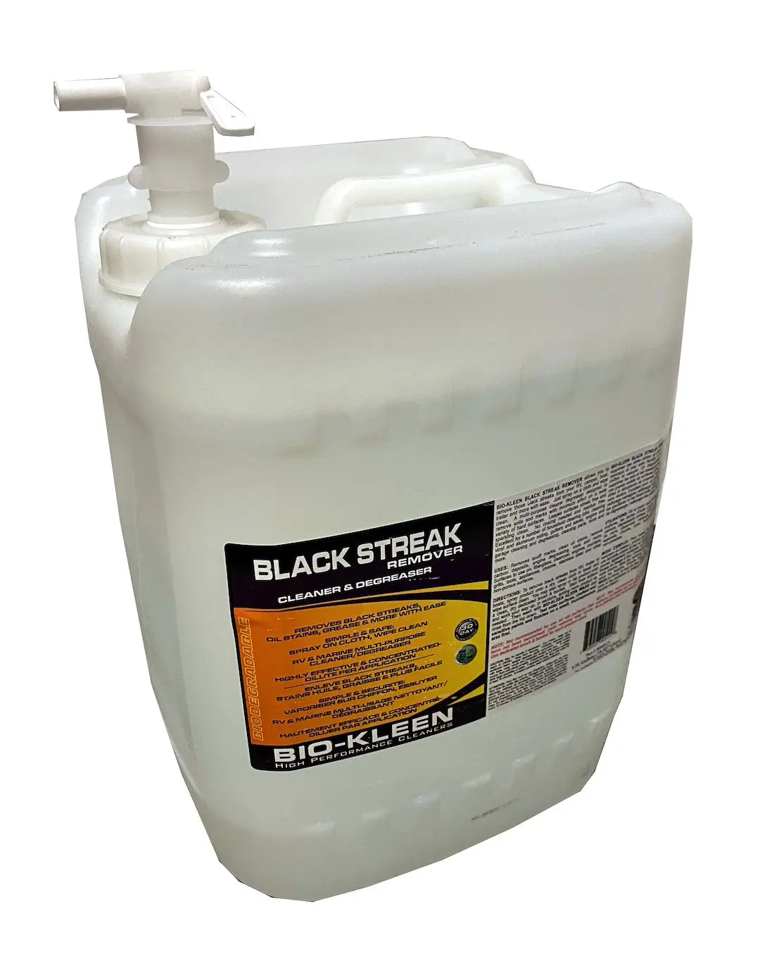 BIO-KLEEN Black Streak Remover 5 Gallons - Effective Solution for Surface Cleaning