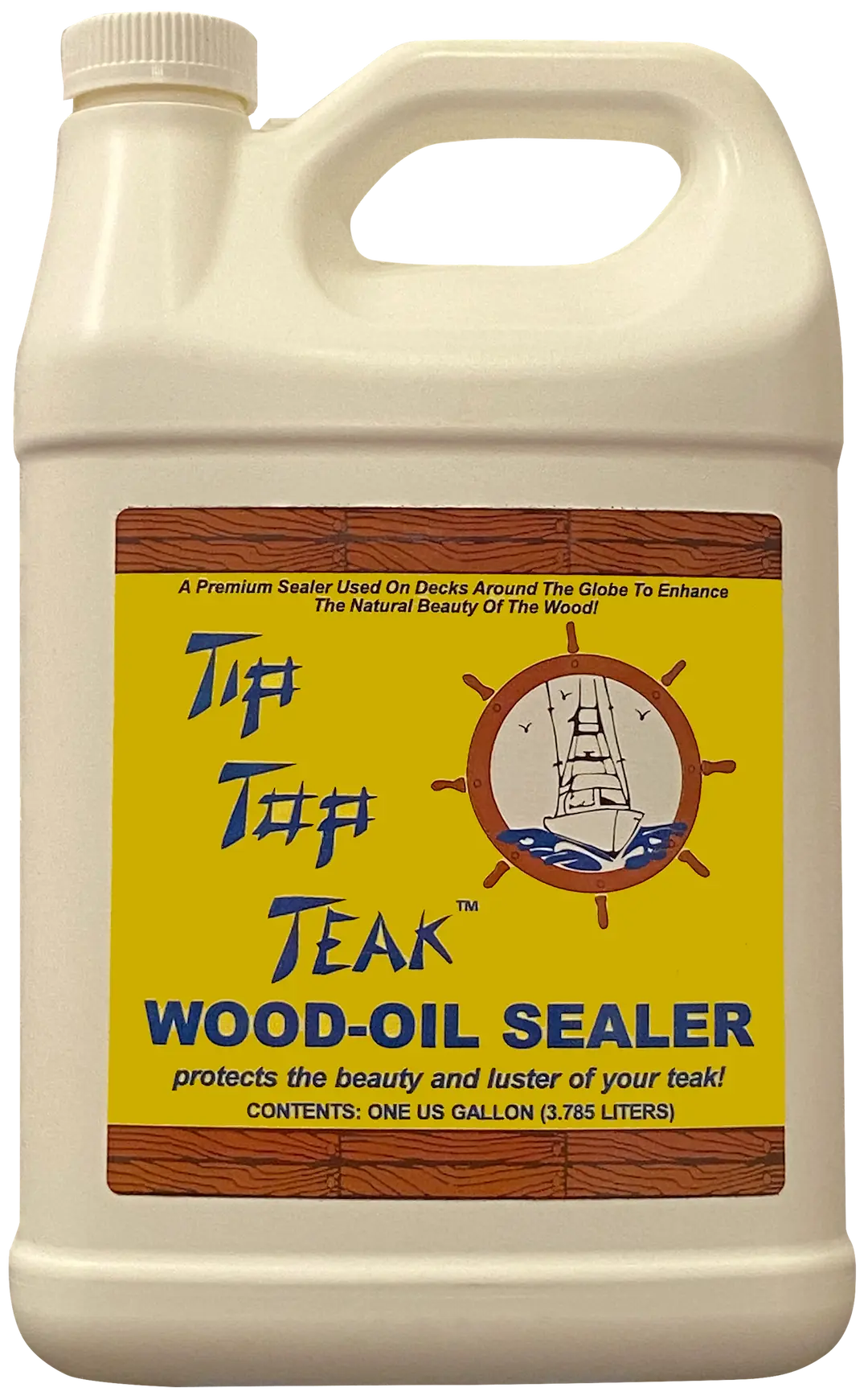 Sudbury Tip Top Teak Sealer Gallon - Weatherproofing and Protecting Outdoor Wood Surfaces
