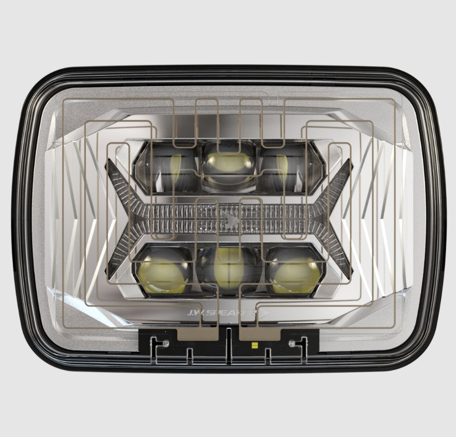 JW Speaker 0562621 12-24V DOT/ECE LED Right Hand High & Low Beam Headlight