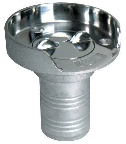 Whitecap Industries C.P. Zamac 1-1/2 inch Hose Deck Fill with Brass Fittings