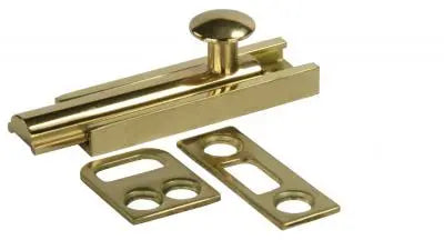 JR Products 3' Surface Bolt Brass - Durable and Corrosion-Resistant