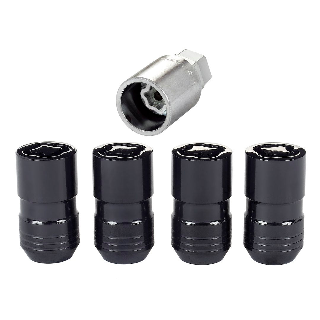 MCGARD 24216 4-Pack White Locking Lug Nuts for M14x1.5 Applications