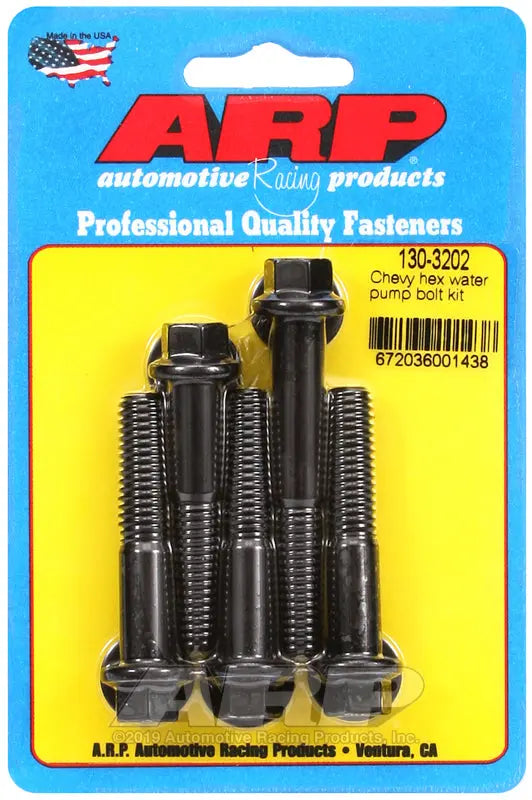 ARP Water Pump Bolt Kit - Part Number 1303202 for Reliable Engine Cooling