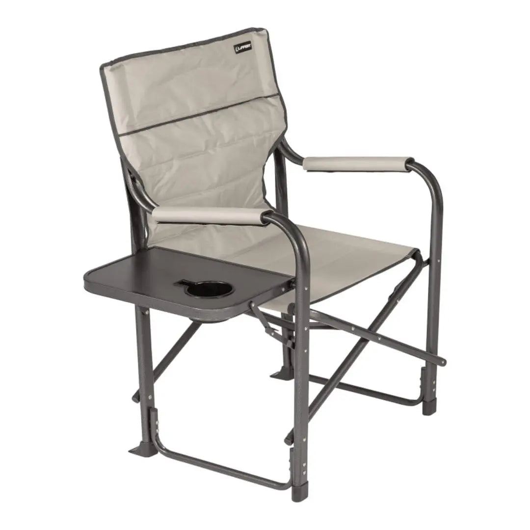 Lippert Components Directors Chair Sand - Comfortable Portable Seating for Outdoor and Indoor Use