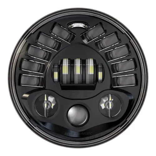 JW Speaker 8790A-12V Adaptive Headlight with Black Bezel