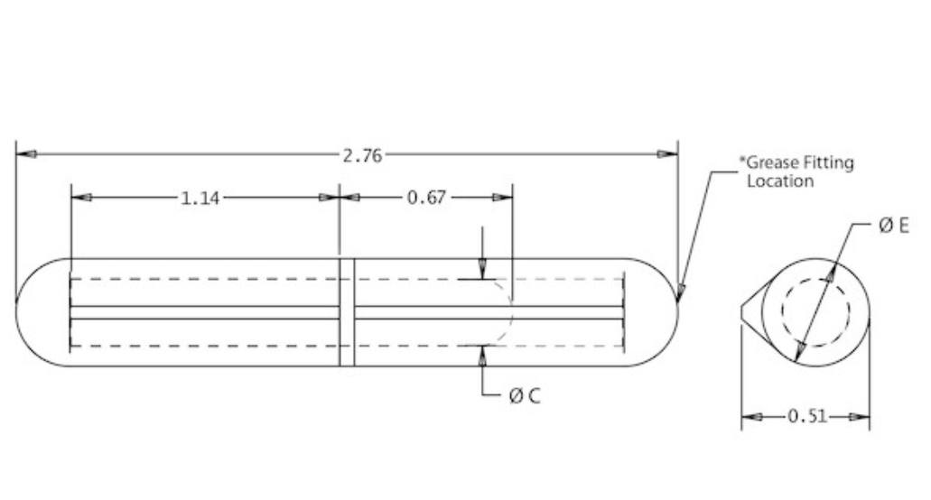 Buyers Products FSP070 Weld-On Steel Hinge