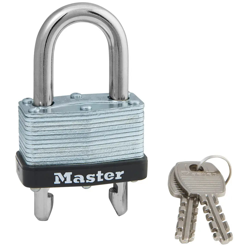 Master Lock No. 510D Padlock with Hardened Steel Shackle and Durable Body