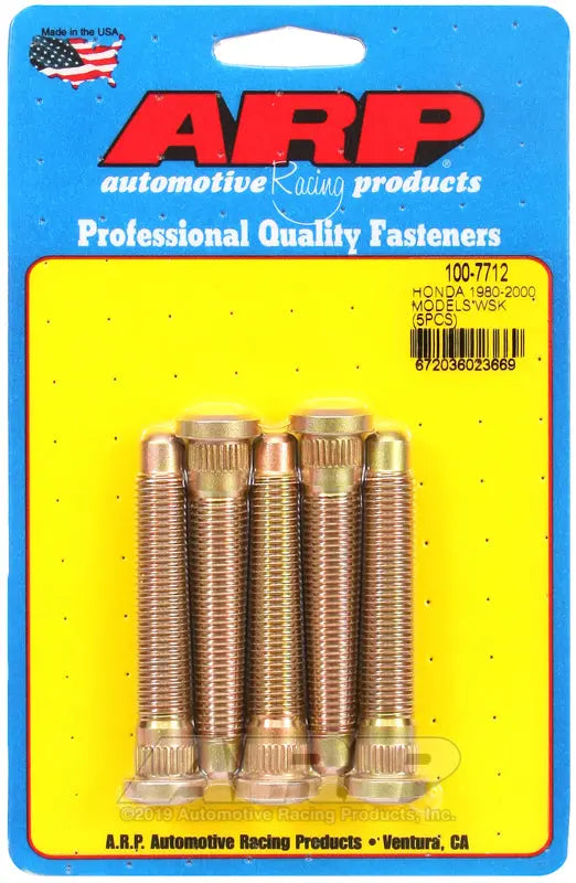 ARP Honda Wheel Stud Kit - Part Number 1007712