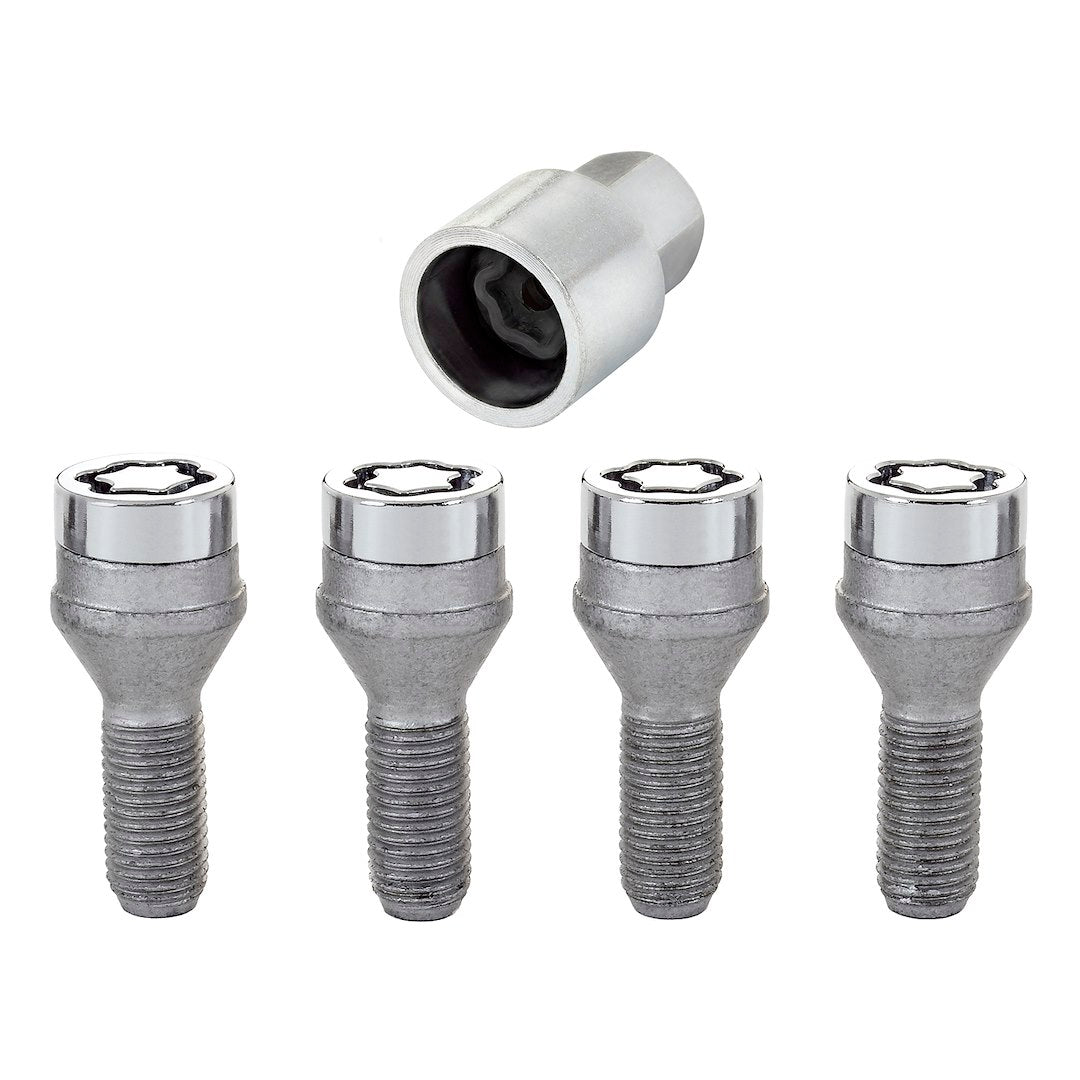 McGard 27179 Wheel Lock Set with Chrome Finish, 12 x 1.5 Inches (4 Pack)