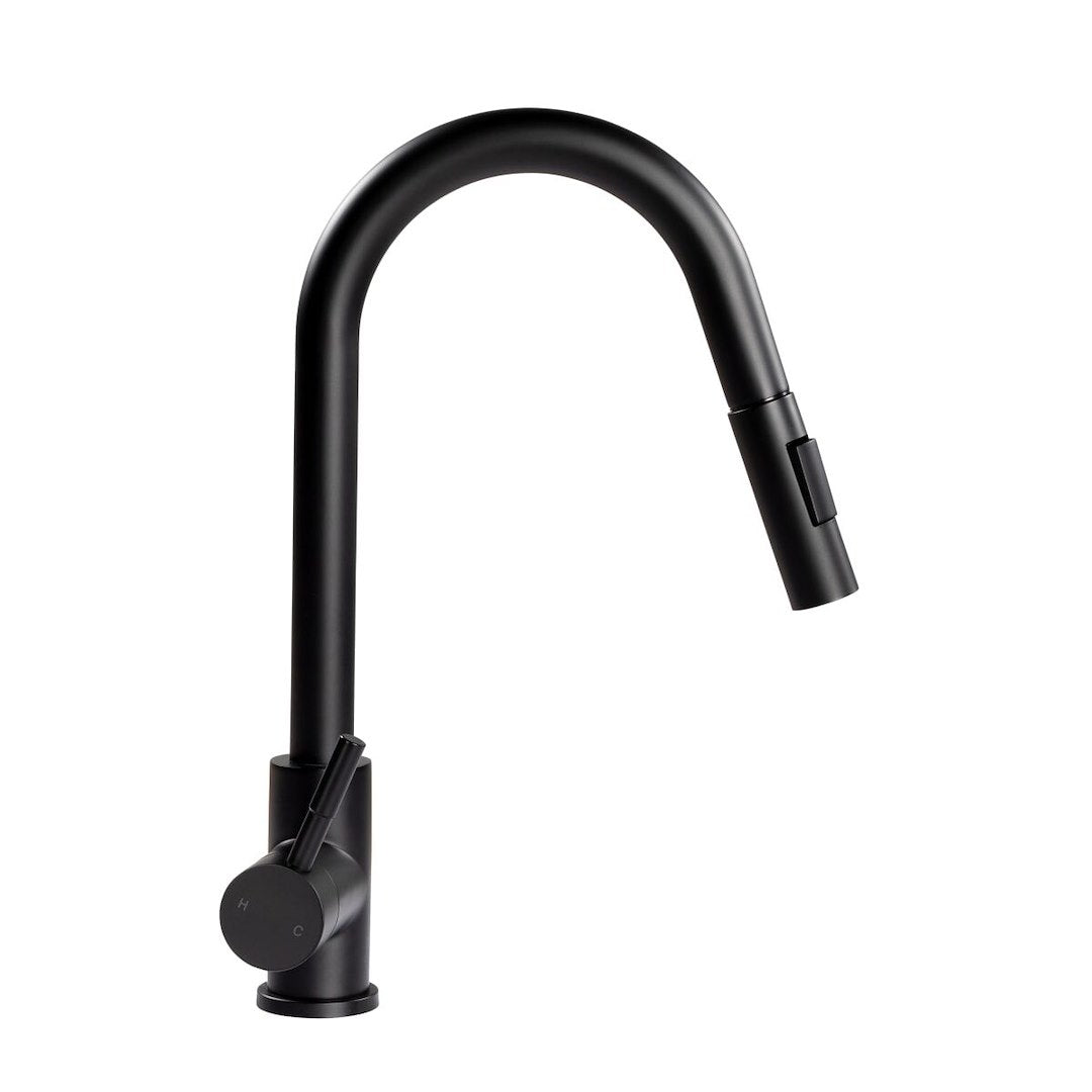 Lippertt Comp Bullet Pull-Down Faucet in Black Matte, Part Number 2021090600