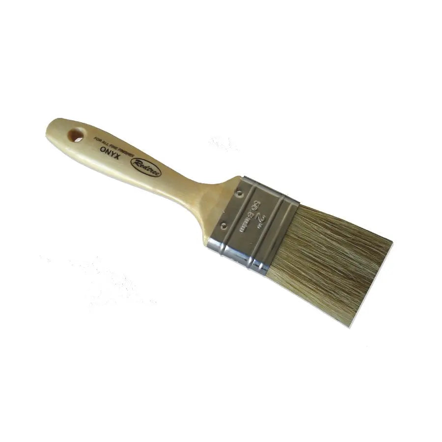 Redtree Industries ONYX Paint Brush with White Bristle - Part Number 12063
