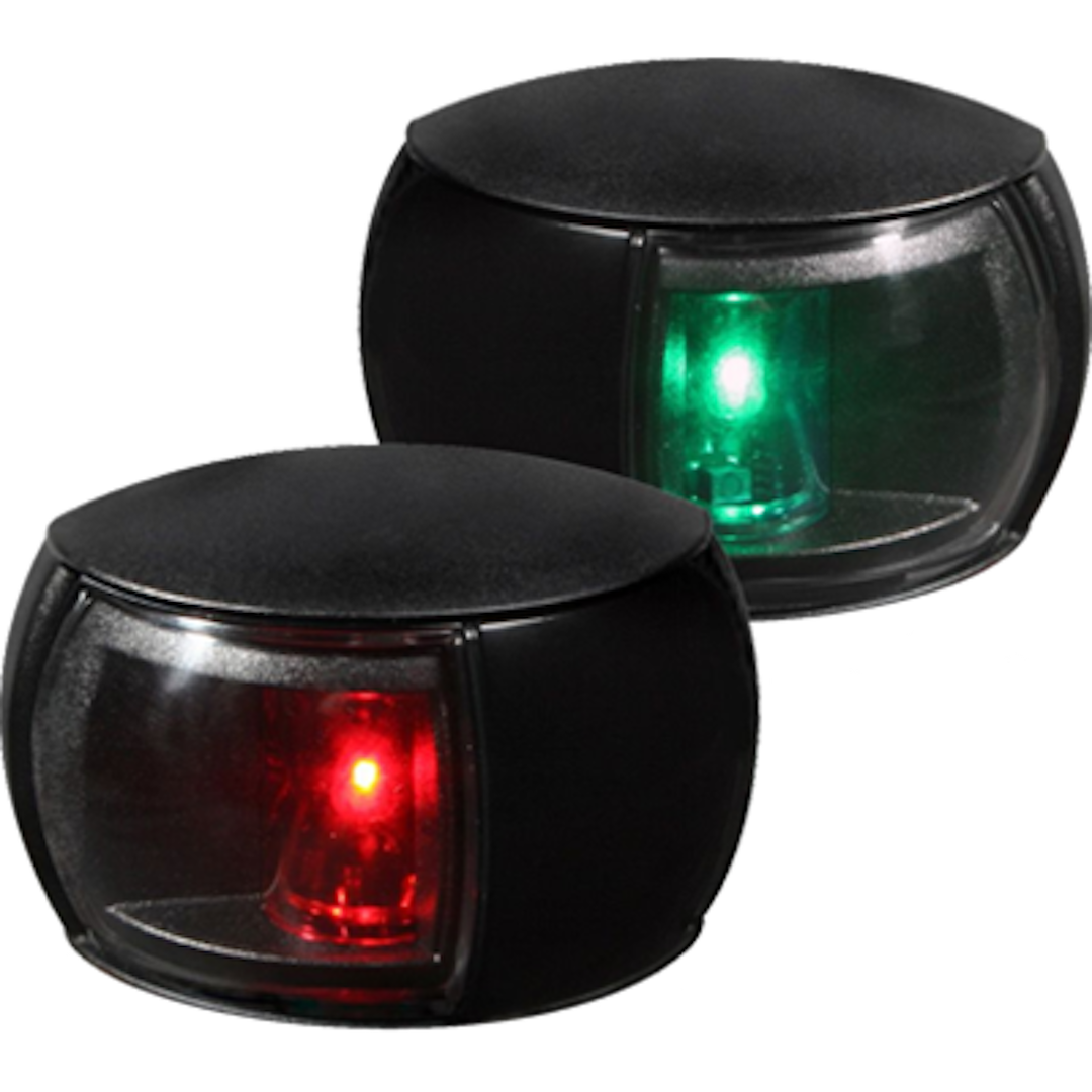 HELLA LIGHTS NAV LHT LED Pair with 2NM Clear Lens, Black Housing – Part 980520901