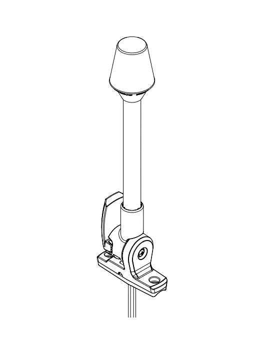 Attwood Mari ASM-LT FD HZ AR 12' Marine Fuel Dock Line