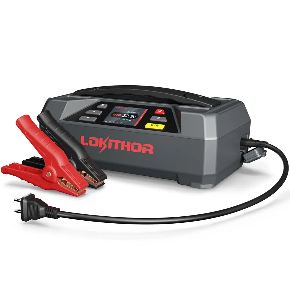 Lokithor JTC4250PRO 4250A Jumper Cables, Charger, and Tester with LiFePO4 Compatibility