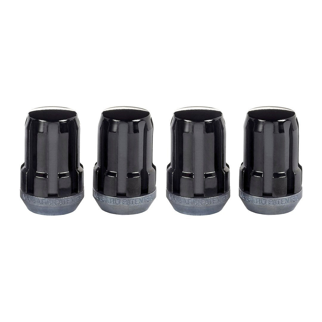 McGard 65354BK Black Lug Nut Set, 12 x 1.25 Thread, 4-Pack
