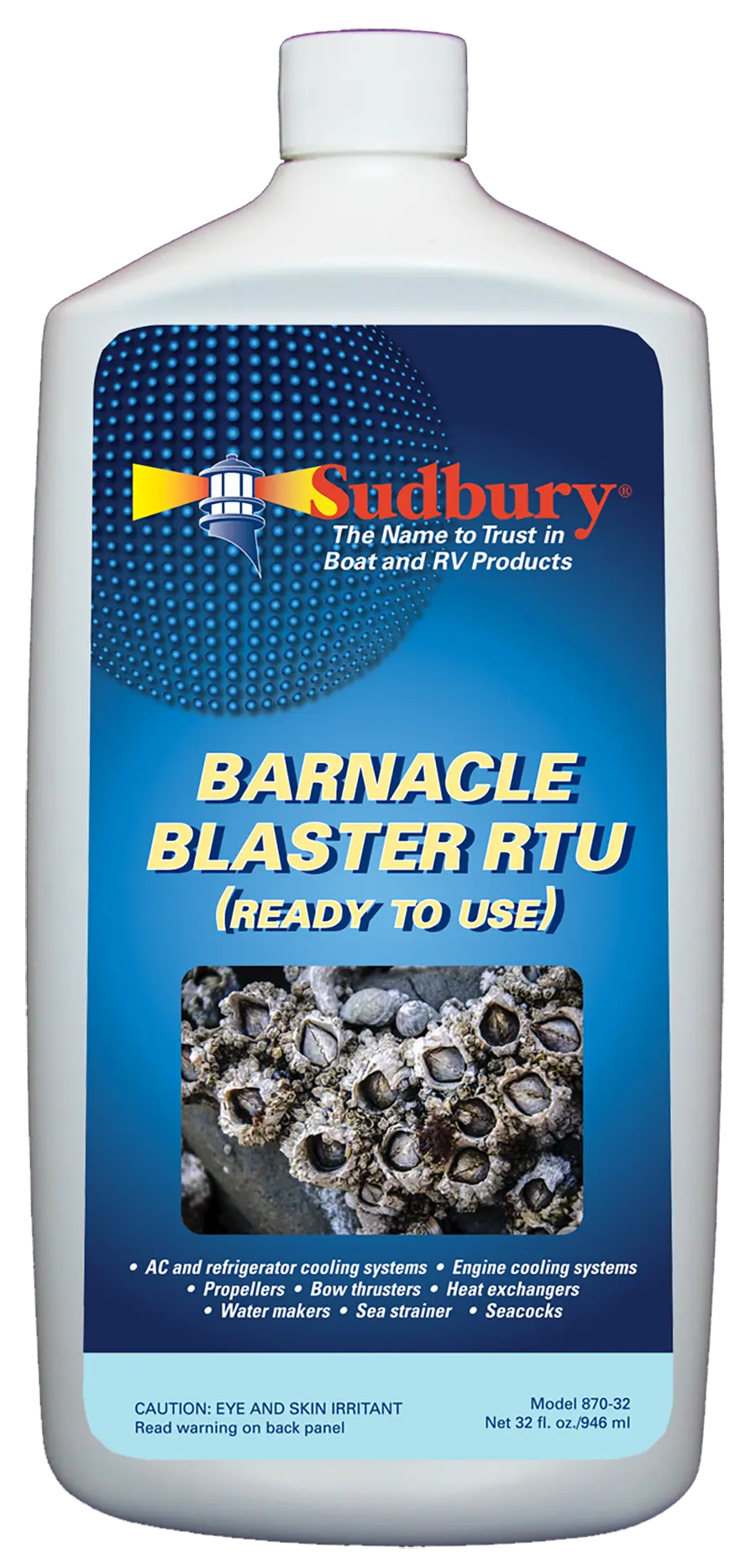 Sudbury Barnacle Blaster Ready to Use - Part Number 87032