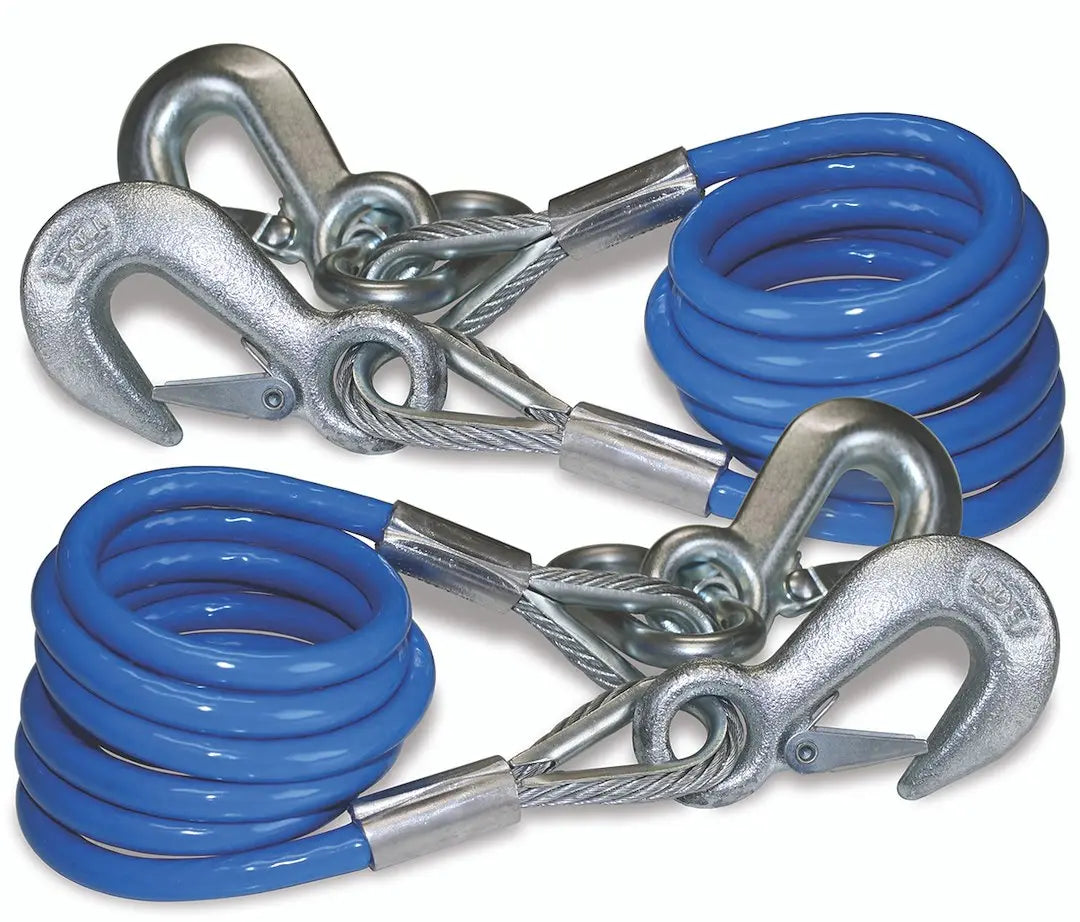 Roadmaster 6432 68' Coiled Safety Cable – Heavy-Duty Trailer Wiring Solution by ROADMASTER