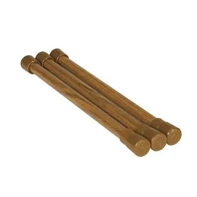 Camco Oak Cupboard Bars 3-Pack - Durable Kitchen Storage Solution by CAMCO