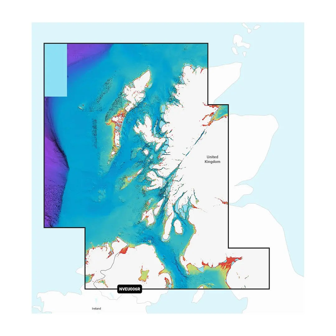 Garmin Carto Scotland West Coast Navigation Chart - Part Number 010C123400