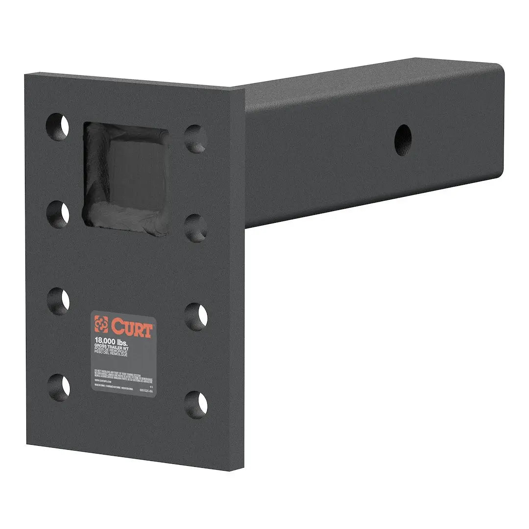 CURT Manufacturing Adjustable Pintle Mount (Part #48329) for Heavy-Duty Towing