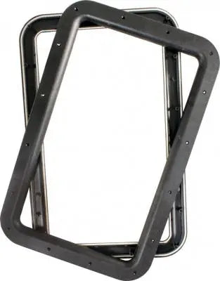 JR Products Door Window Frame in Black, Part Number 11021