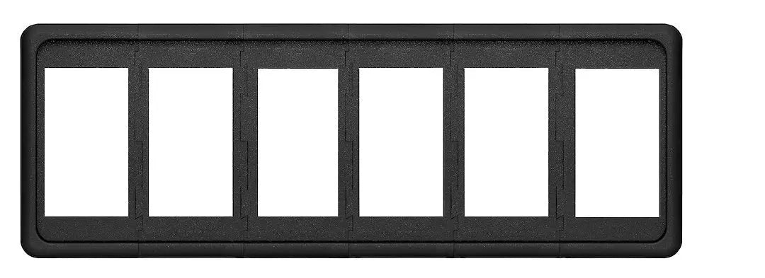 Blue Sea Systems Contura Mounting Panel 6-Position - Part #8260BSS