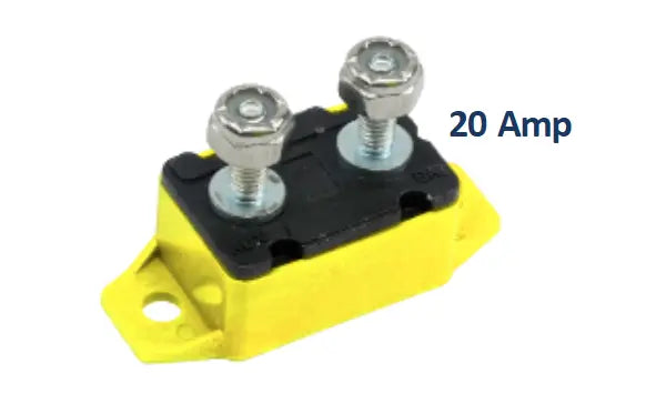 EGIS MOBILE Short Stop Breaker 20 Amp Marine Circuit Breaker Model 473020