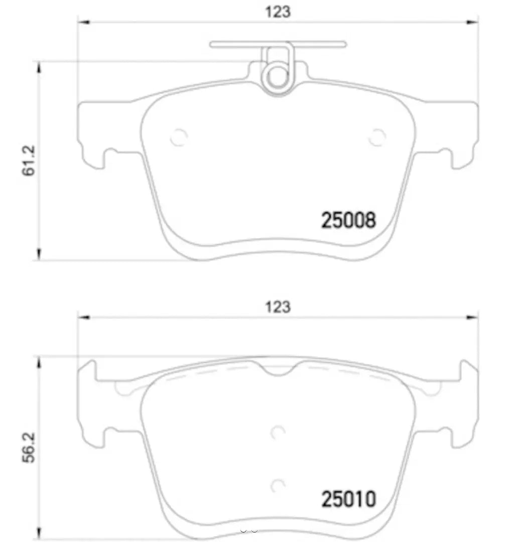 HELLA Disc Brake Pad Part 355020271 for Reliable Vehicle Braking Performance