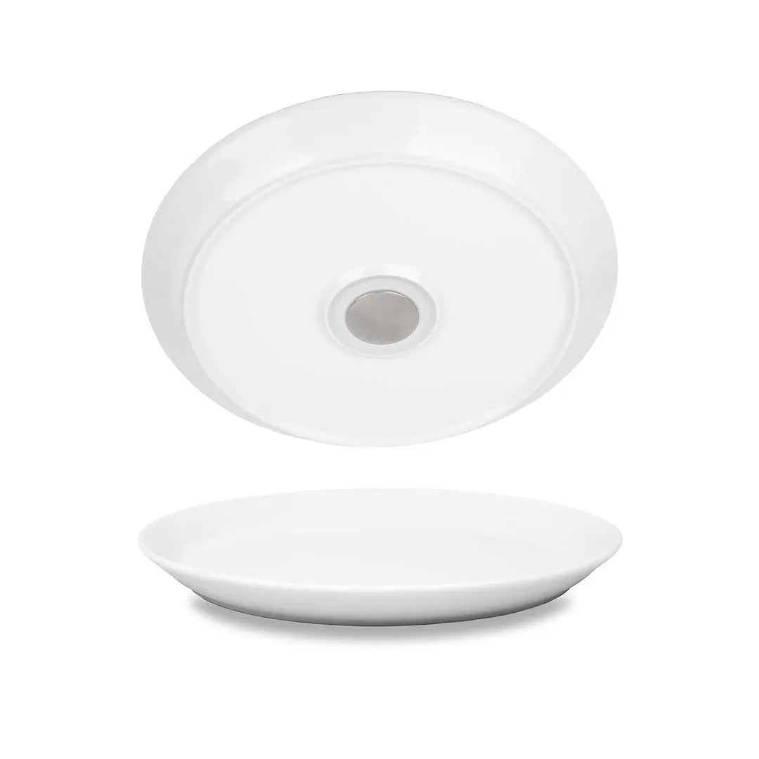 Silwy Magnet Porcelain Magnetic Plate – Durable Kitchen Serving Plate